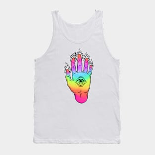 Mysterious Eye. Magic Hand Tank Top